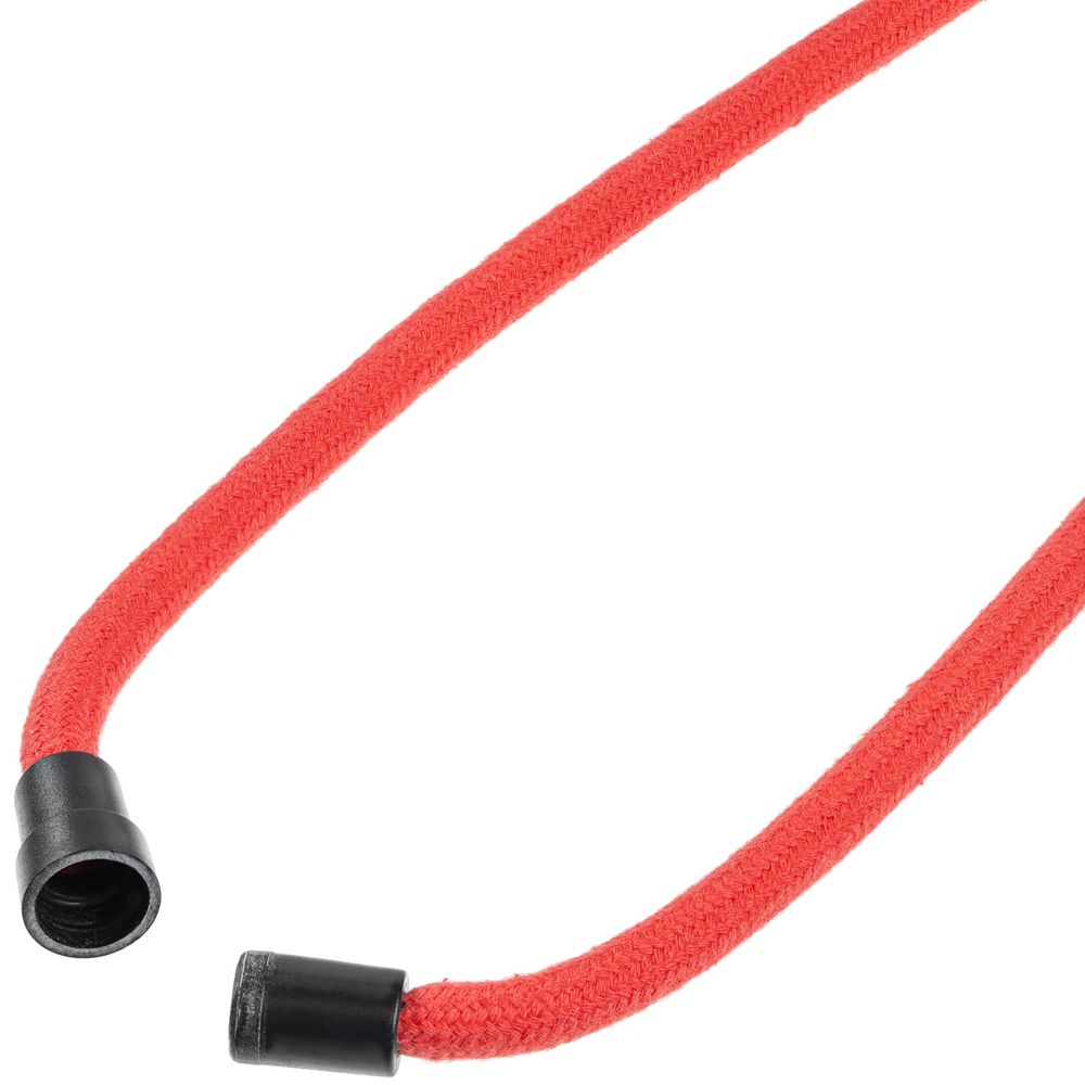 Шнурок для бейджа Tube Wood красный - фото 5