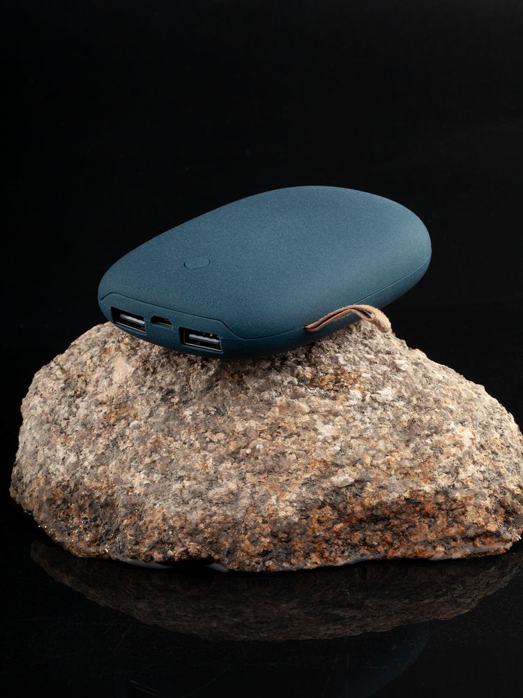 Внешний аккумулятор Pebble 7800 мАч, серо-синий - фото 5