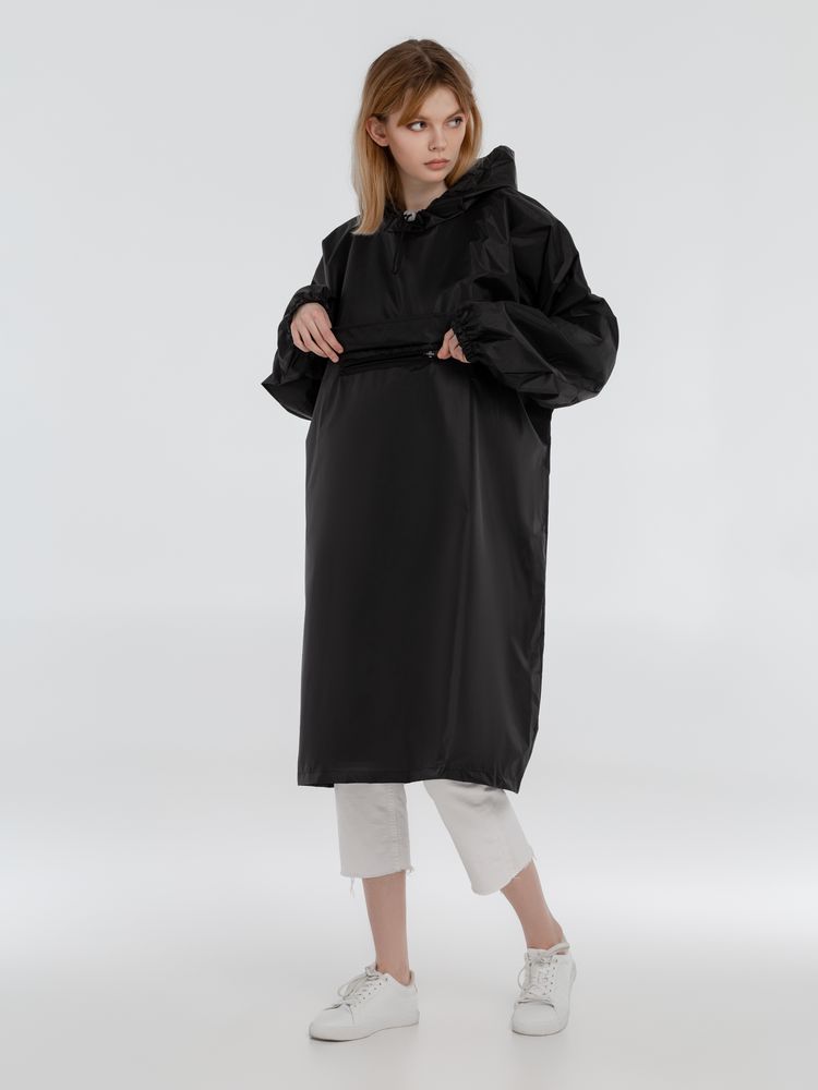 Дождевик-анорак Alatau, черный, единый размер - фото 6