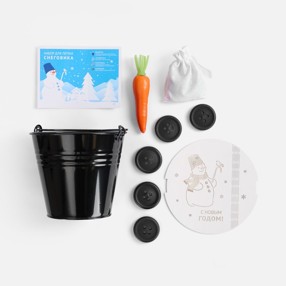 Набор для лепки снеговика «Все по-взрослому», без шарфа - фото 3
