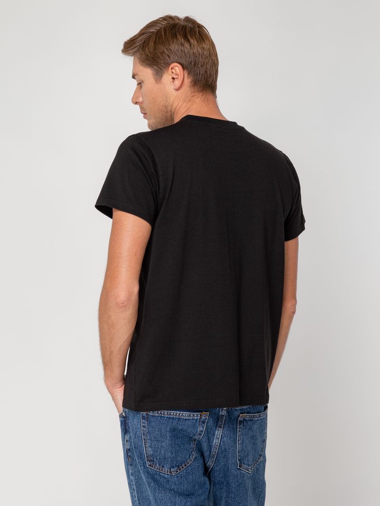 Футболка мужская T-bolka Stretch, черная - фото 6