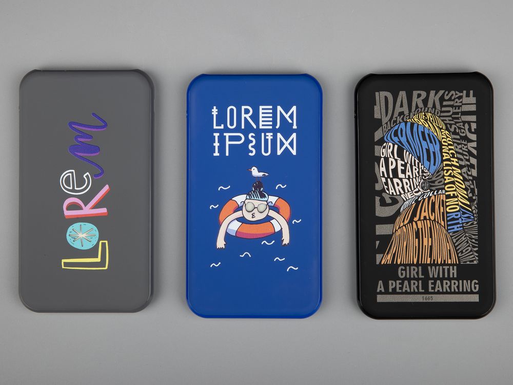 Аккумулятор Uniscend Starry с подсветкой, 5000 мАч, темно-серый - фото 6