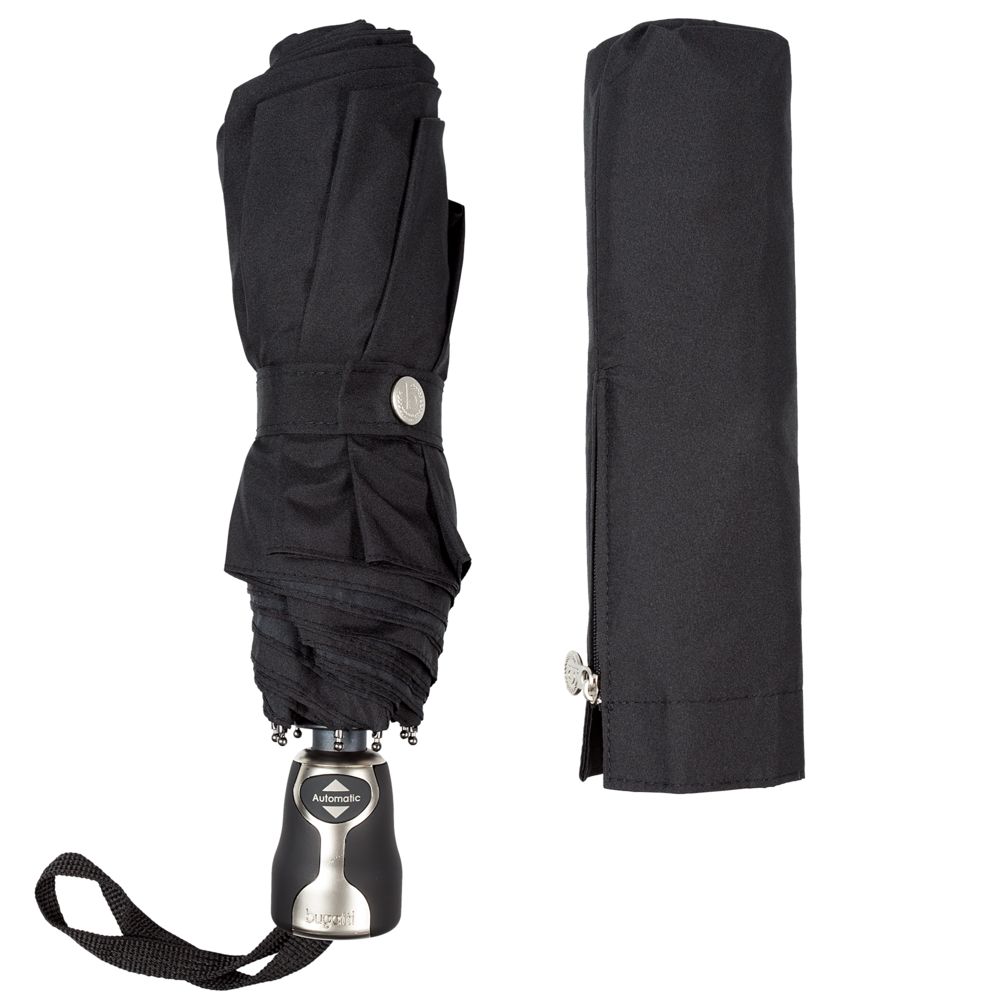 Складной зонт Gran Turismo, черный - фото 4