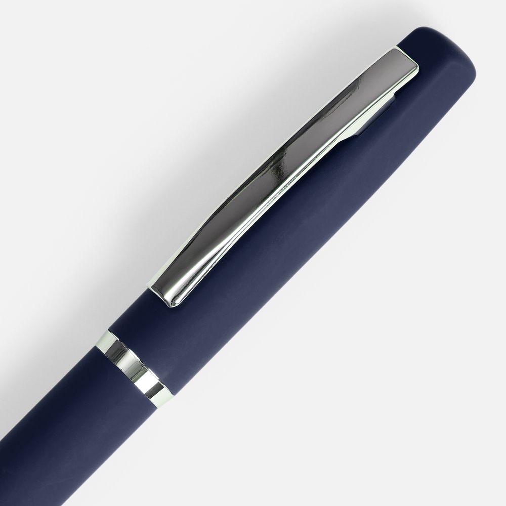 Ручка шариковая Bolt Soft Touch, синяя - фото 3