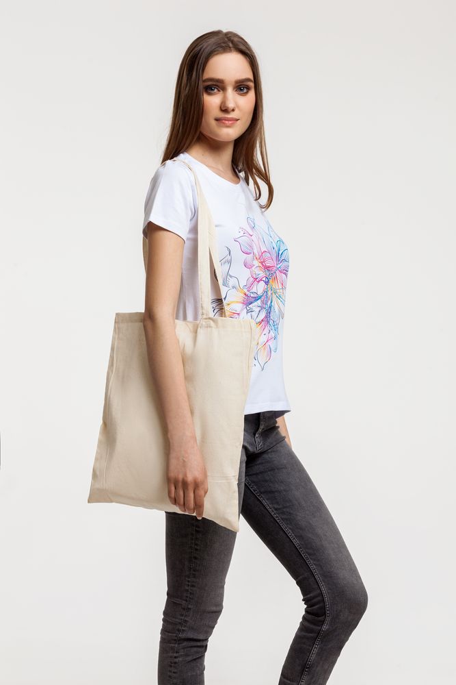 Холщовая сумка Basic 105, неокрашенная - фото 5