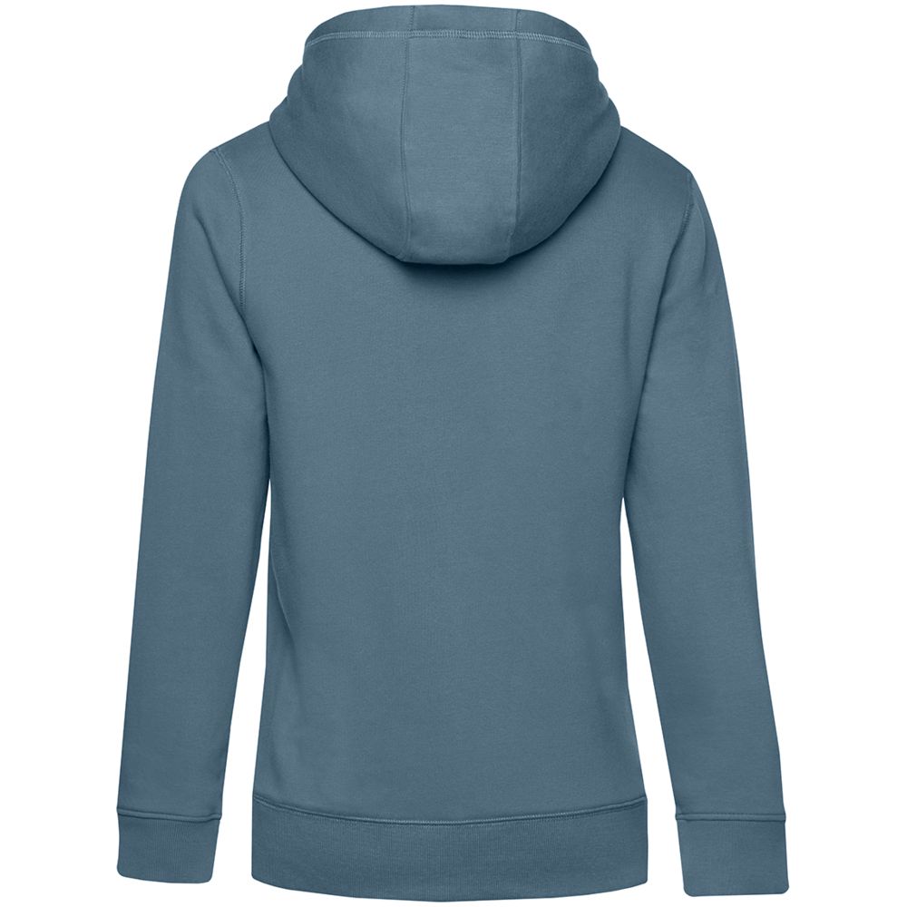 Толстовка с капюшоном женская Queen, серо-синяя - фото 2