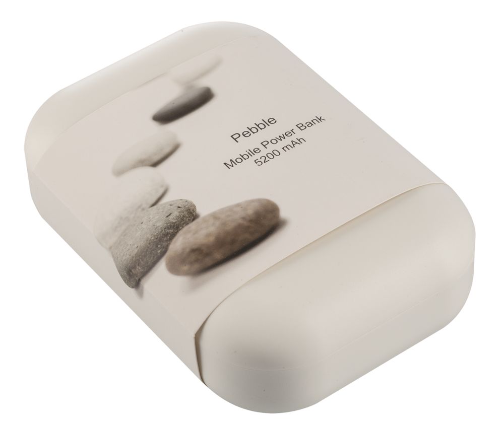 Внешний аккумулятор Pebble 5200, серо-синий - фото 5