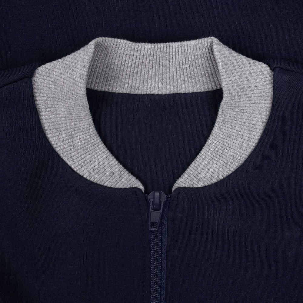 Бомбер College темно-синий размер S S v2 - фото 3