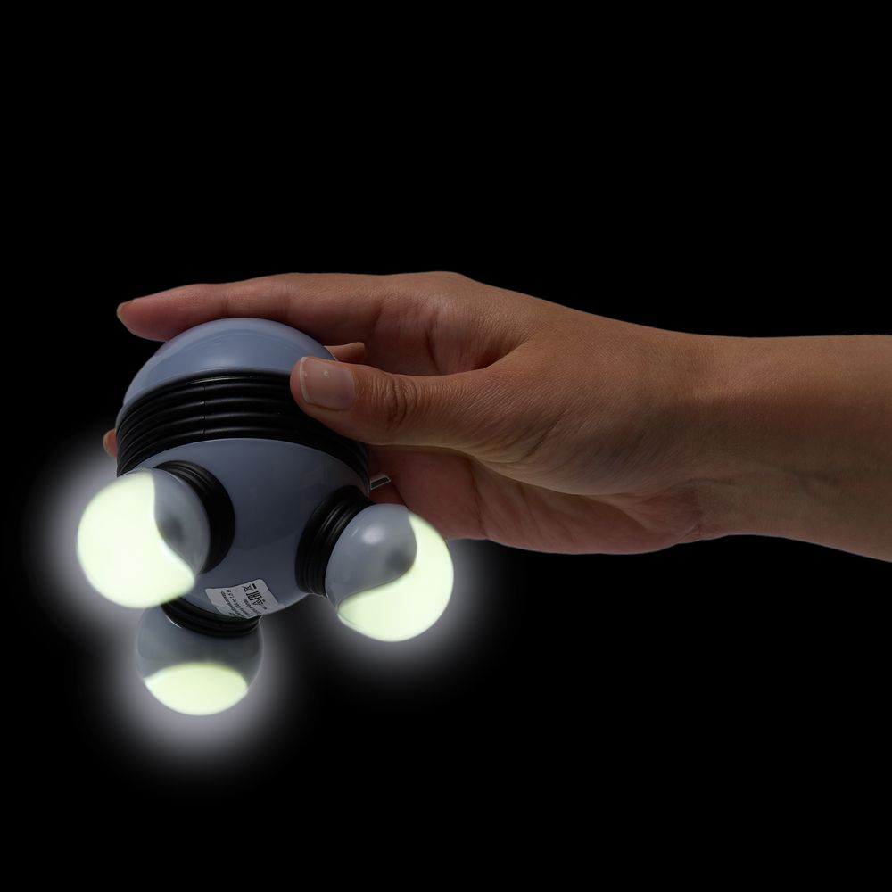 Ручной вибромассажер Spacy, серый с черным - фото 4