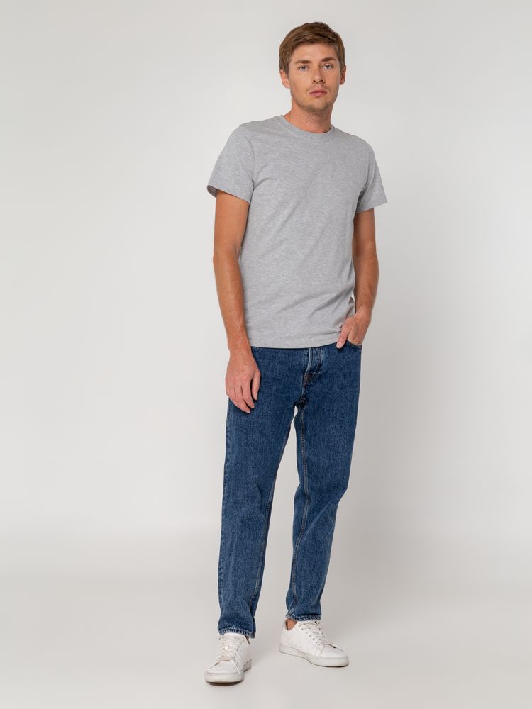 Футболка мужская T-bolka Stretch, серый меланж, размер XXL - фото 7