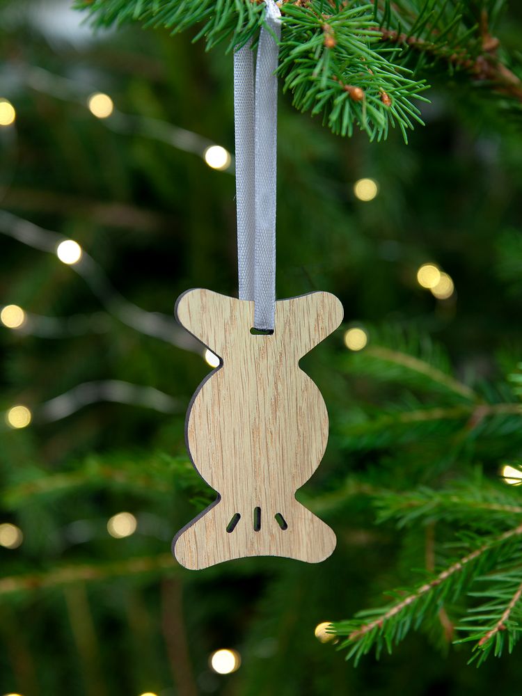 Деревянная подвеска Christmate, конфета - фото 4