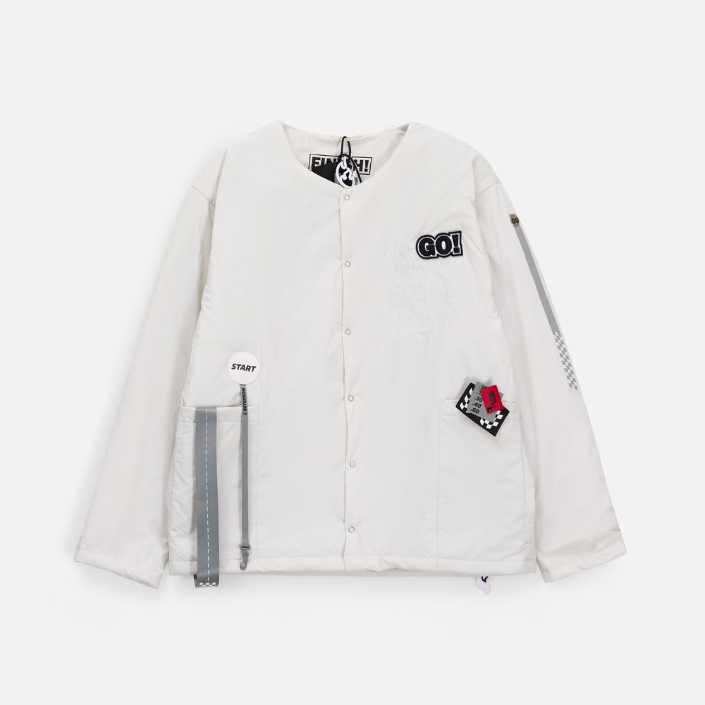 Лейбл из ПВХ Dzeta Round L белый - фото 3