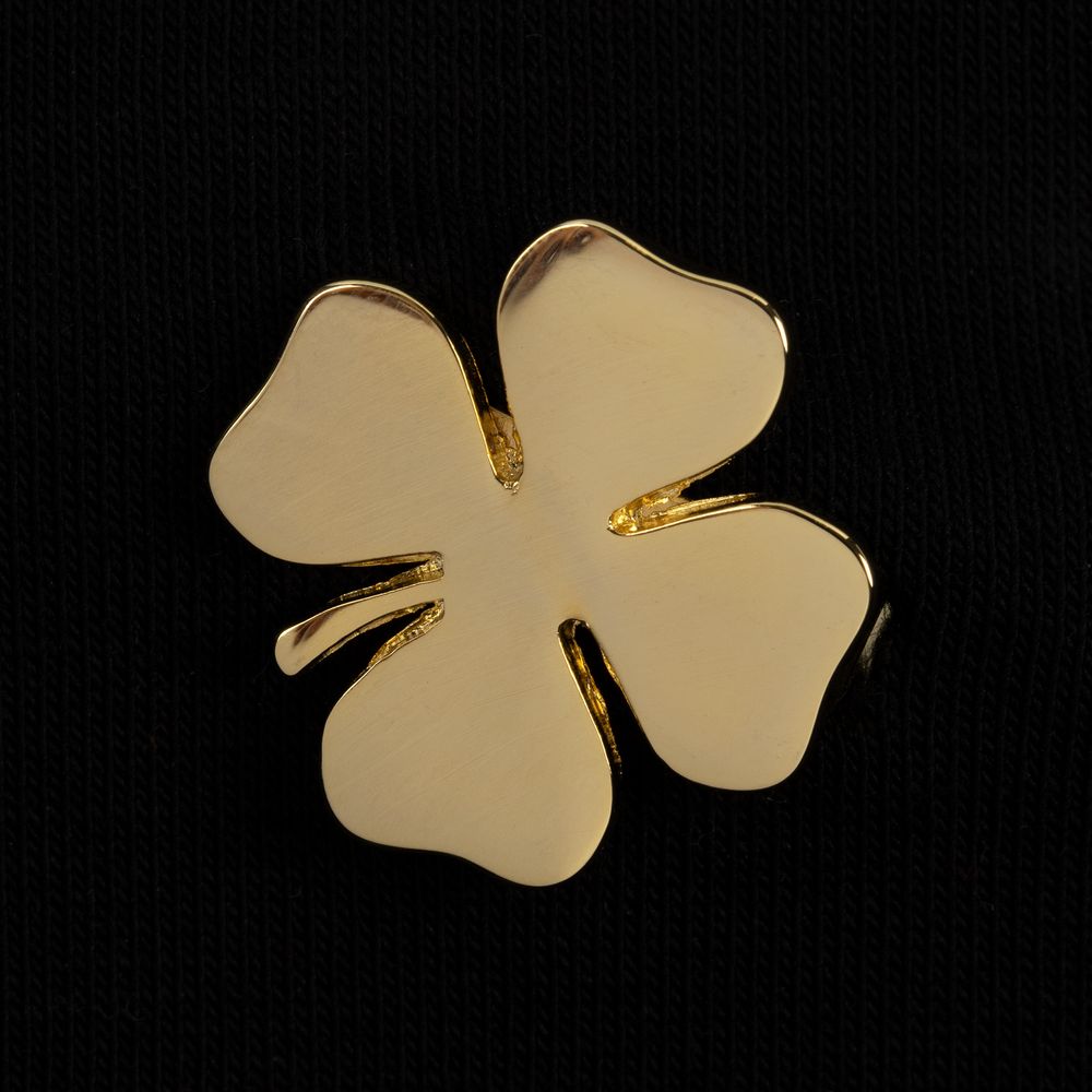 Шильдик «Счастливый клевер», золотистый - фото 5