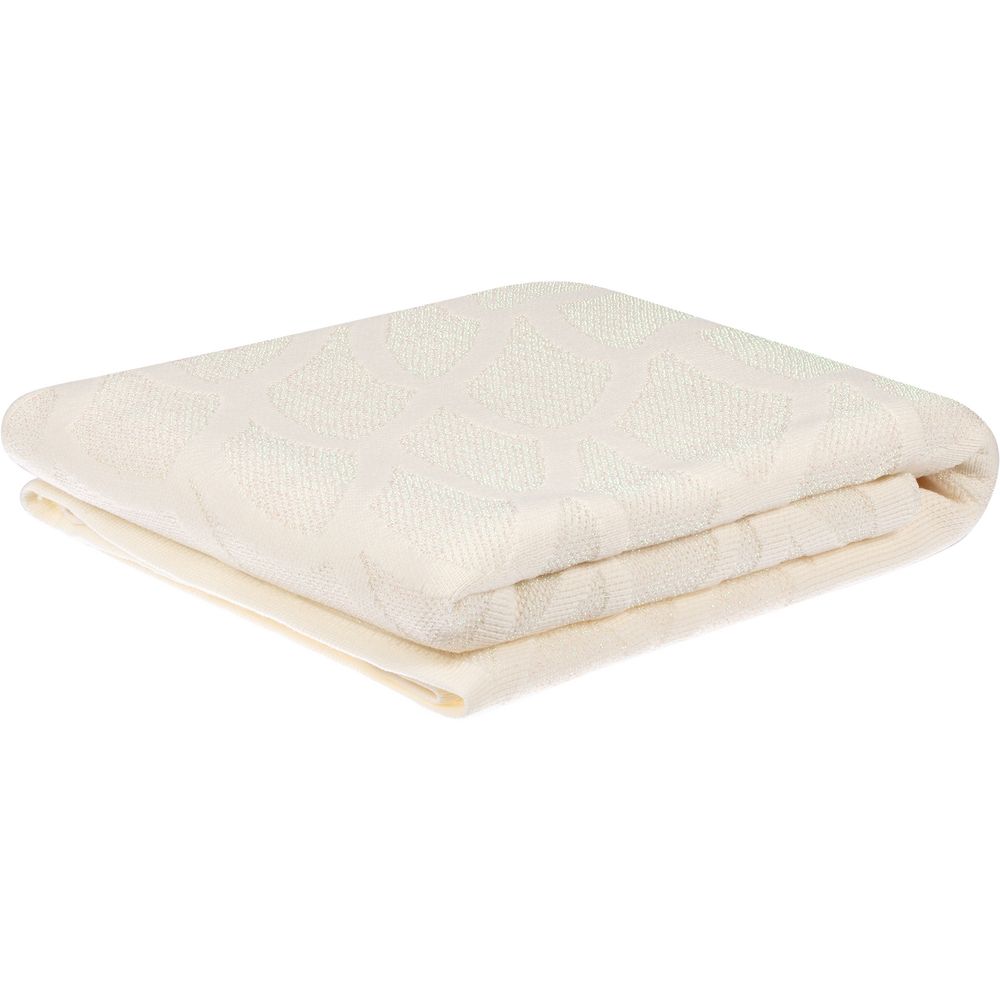 Плед Serpentica, молочный с люрексом - фото 5