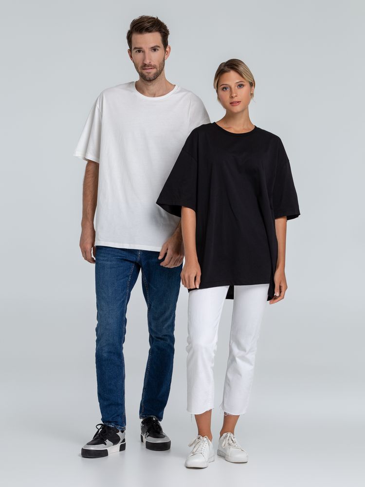 Футболка оверсайз Чистая соль черная размер XL/XXL 52-54 - фото 9