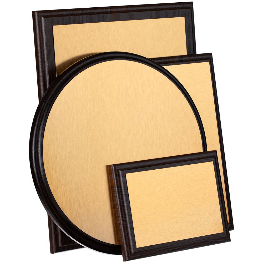 Плакетка Plaque, малая, венге с пластиной - фото 21