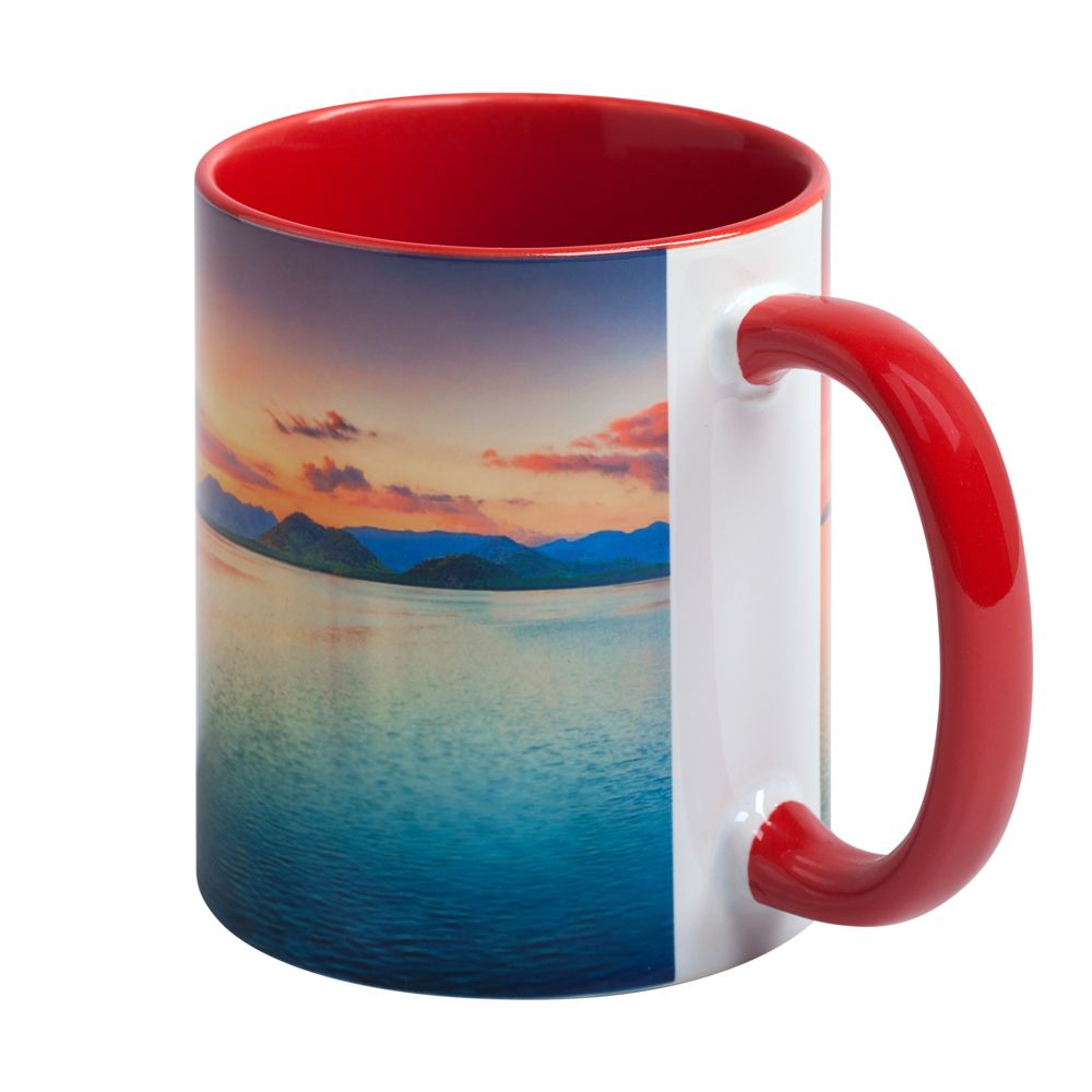 Кружка Promo Plus для сублимационной печати, красная - фото 4