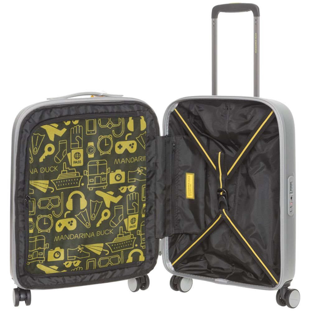 Чемодан Logoduck S, серебристый - фото 4