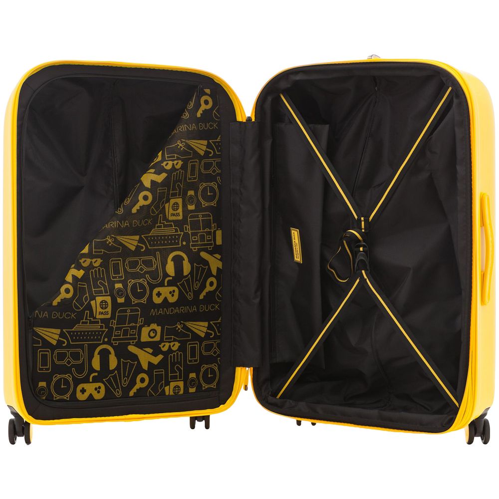 Чемодан Logoduck L, желтый - фото 4