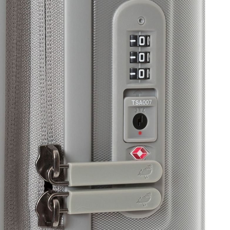 Чемодан Logoduck S, серебристый - фото 5