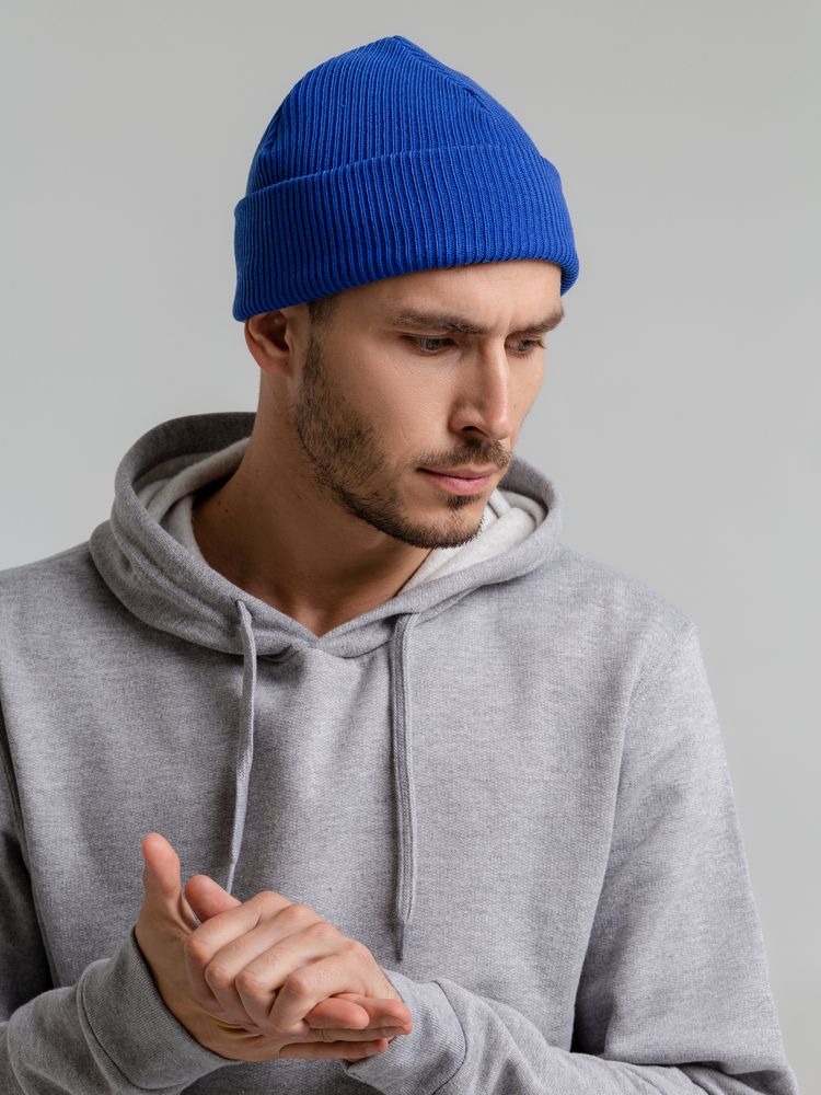 Шапка Life Explorer, ярко-синяя (василек) - фото 8