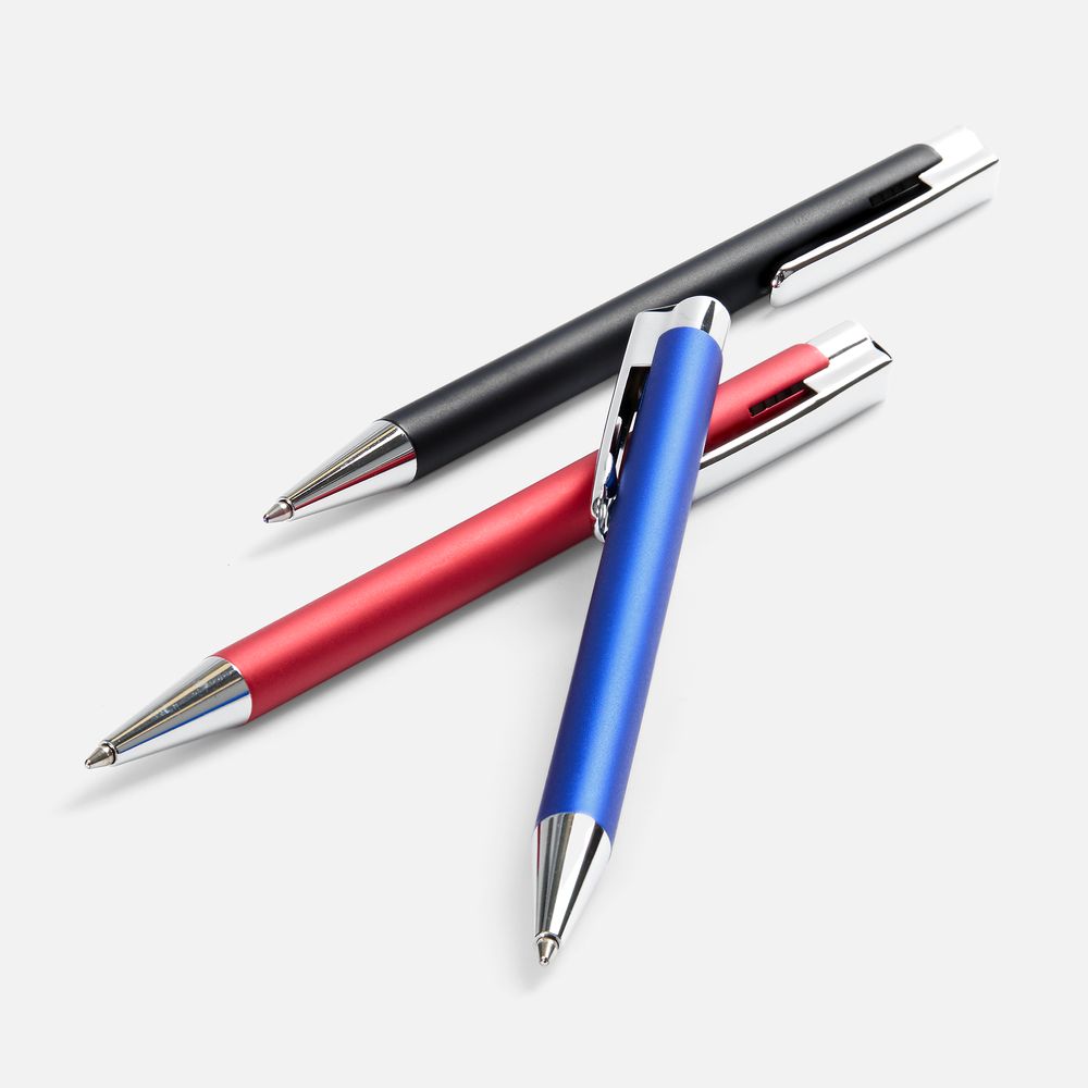 Ручка шариковая Stork, красная - фото 4