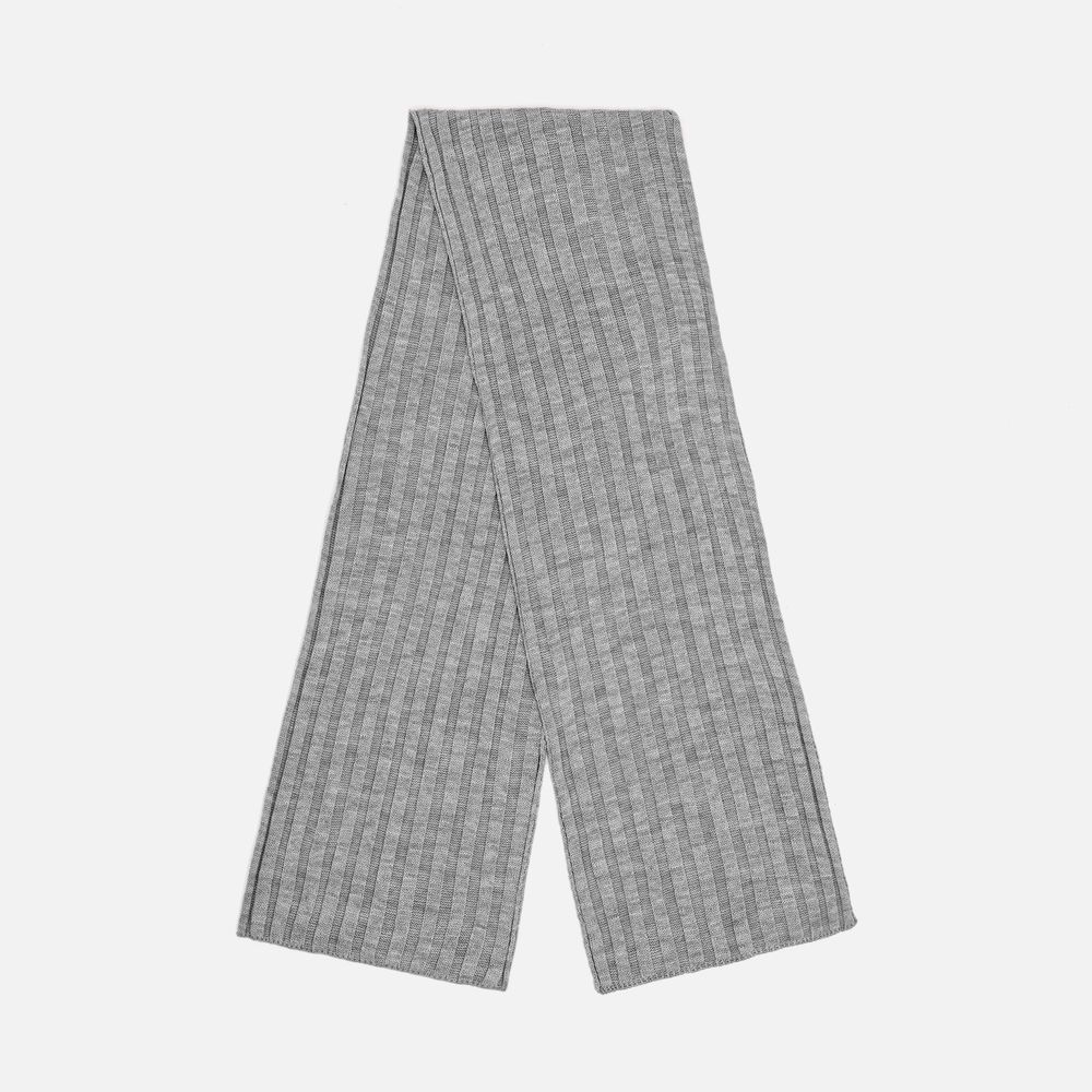 Шарф Metelitsa серебристо-серый меланж - фото 2