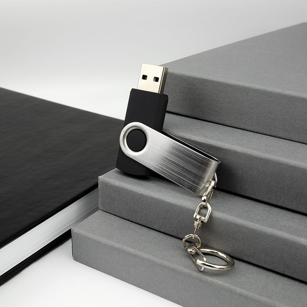 Флешка Twist, черная, 16 Гб - фото 4