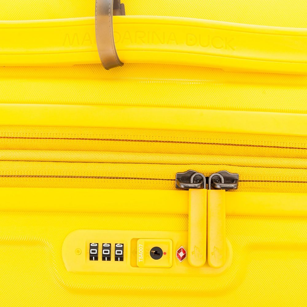 Чемодан Logoduck L, желтый - фото 7
