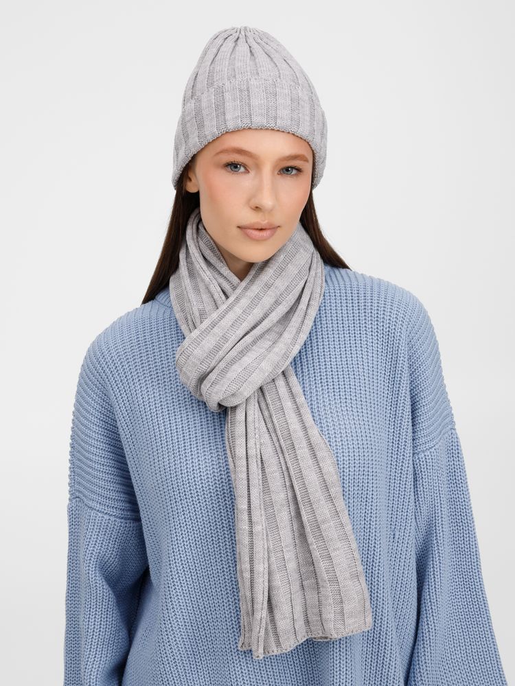 Шарф Metelitsa серебристо-серый меланж - фото 7