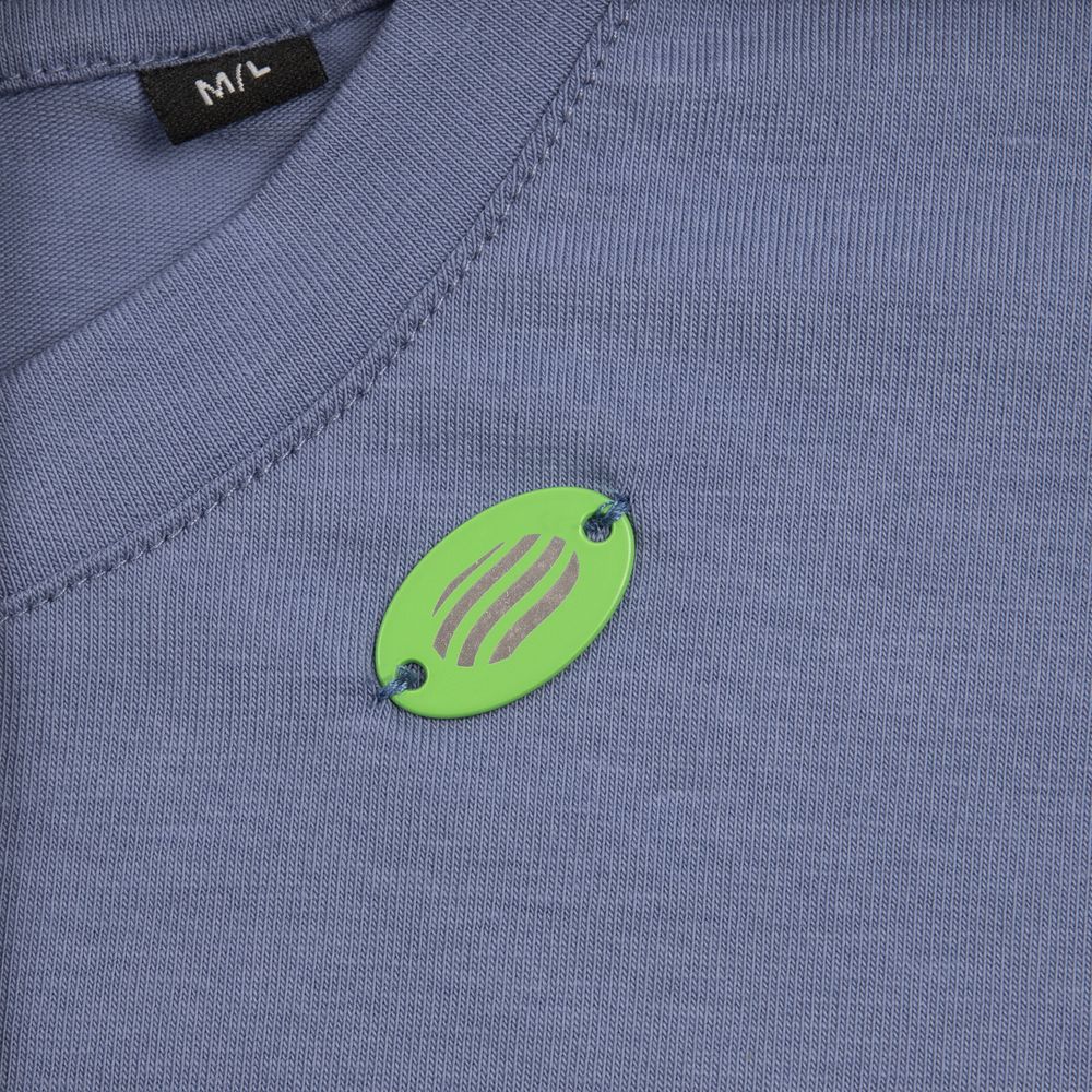 Шильдик металлический Alfa Oval, зеленый неон - фото 4