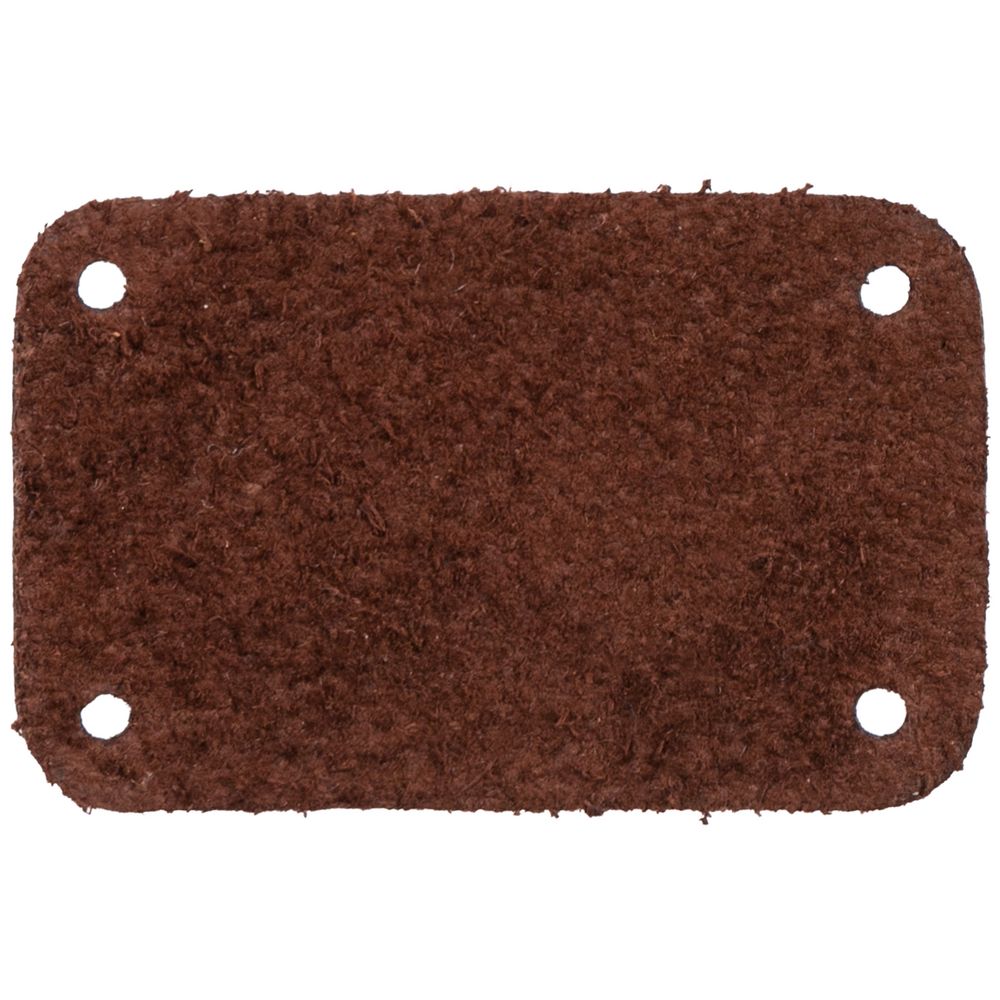 Лейбл кожаный Beta, S, коричневый - фото 2