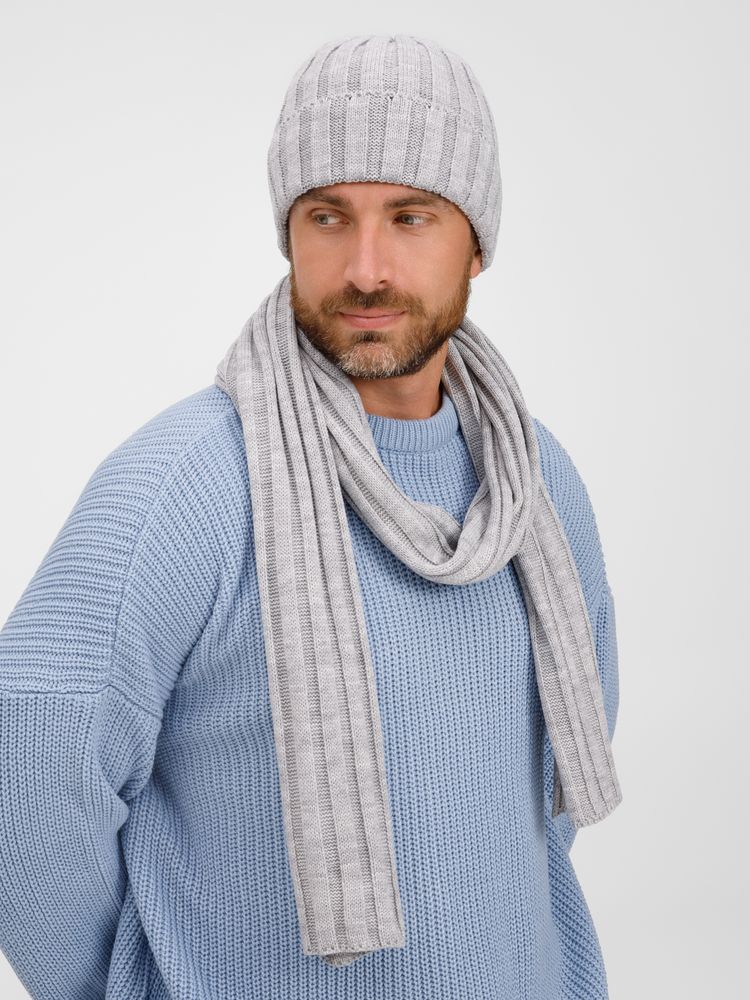 Шарф Metelitsa серебристо-серый меланж - фото 6