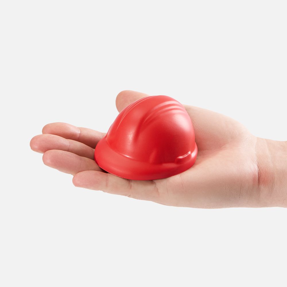 Антистресс «Каска», красный - фото 2