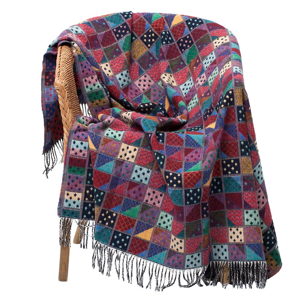 Плед Illinois, бордовый - фото 3