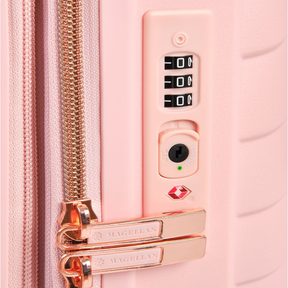 Чемодан Victoria L, розовый - фото 4