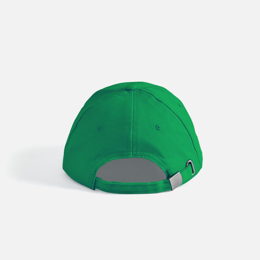Бейсболка Buffalo, ярко-зеленая с белым - фото 5