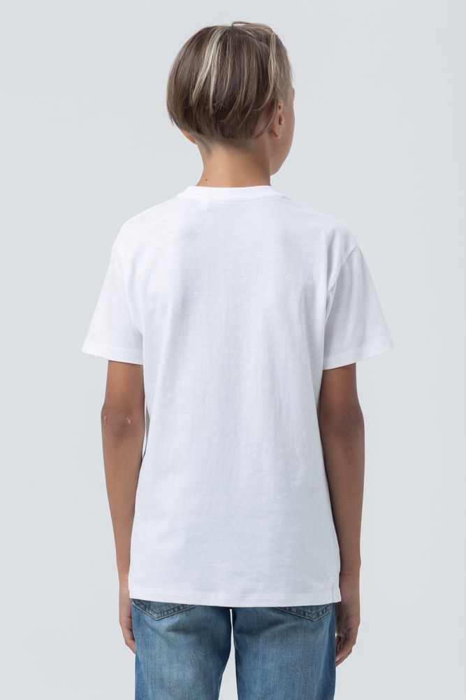 Футболка детская Regent Fit Kids, белая - фото 5