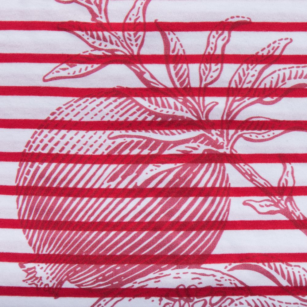 Футболка женская Grand Granat, белая с красным, размер S - фото 4