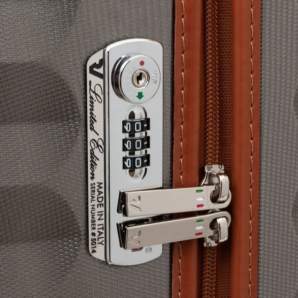 Чемодан E-Lite L, бежевый - фото 6