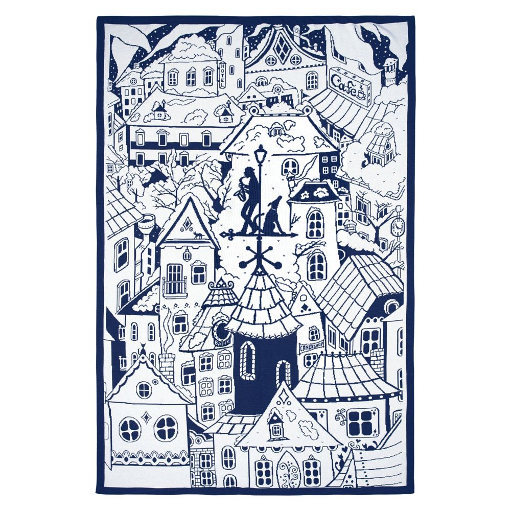 Плед на заказ Tricksy Net, 2 цвета, S, полушерсть - фото 5