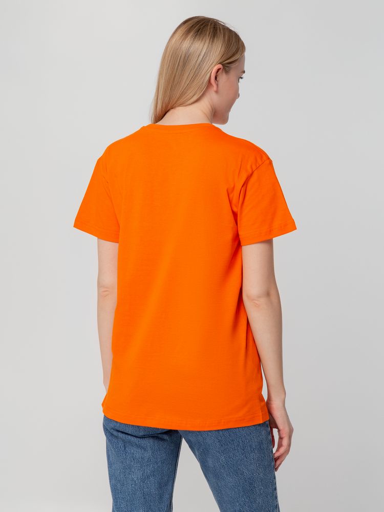 Футболка унисекс T-bolka 140, оранжевая - фото 10