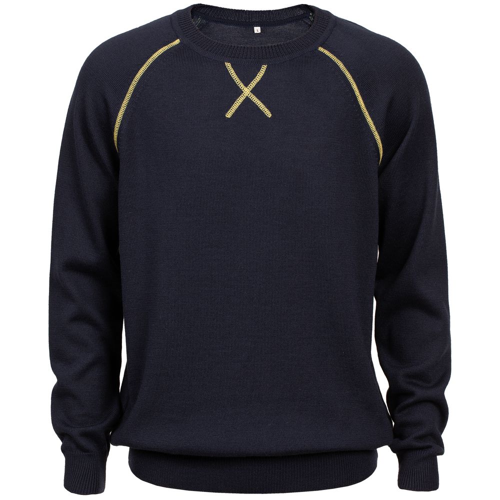 Джемпер Stitch с контрастной отделкой, с бордовым - фото 2