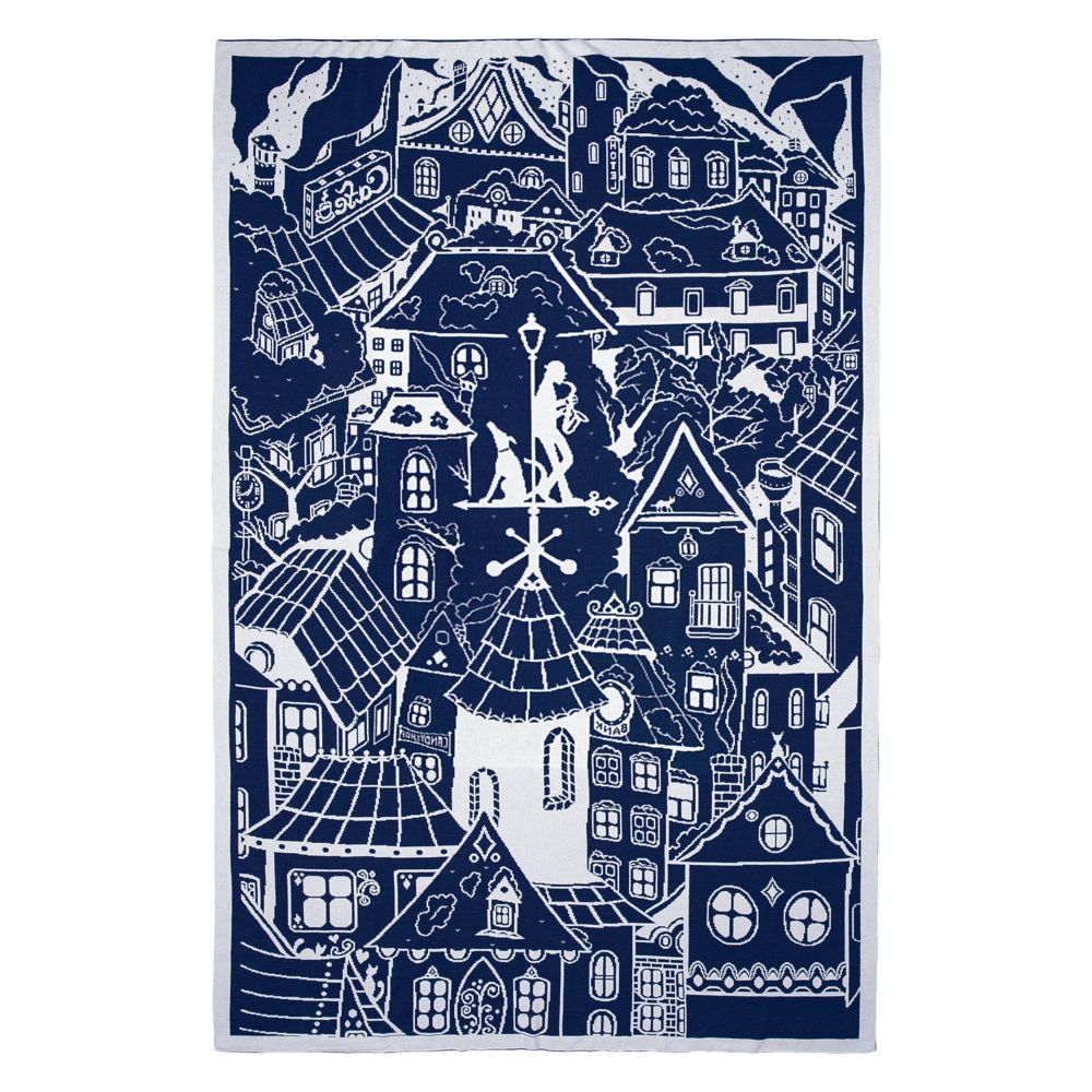 Плед на заказ Tricksy Net, 2 цвета, S, полушерсть - фото 6