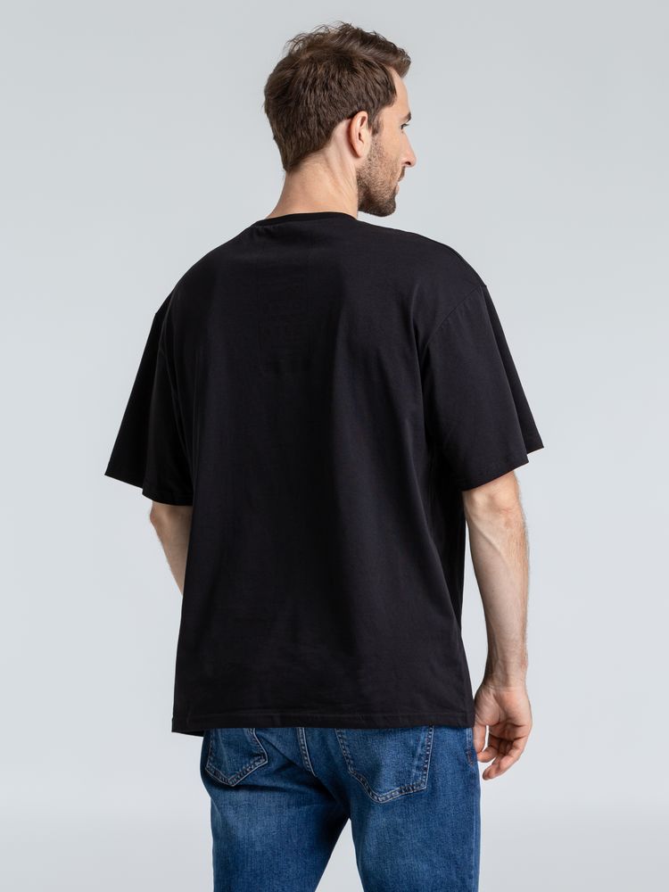 Футболка оверсайз Чистая соль черная размер XL/XXL 52-54 - фото 8