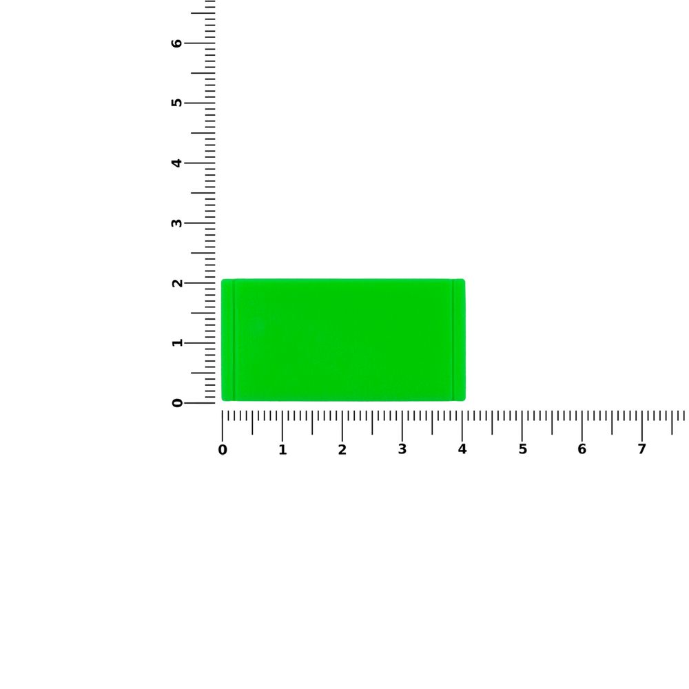 Лейбл из ПВХ Dzeta XS зеленый неон - фото 2