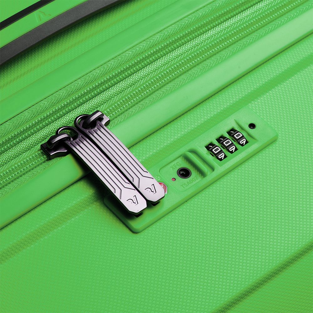 Чемодан Butterfly L, зеленый - фото 8