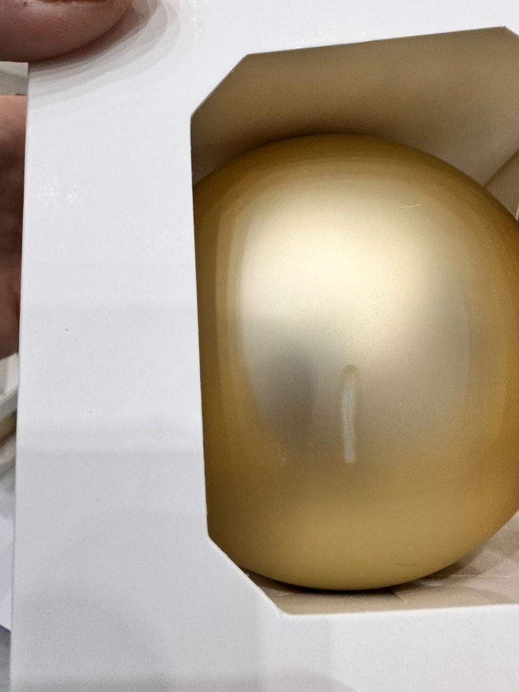 Оформительский шар Finery, 8 см, матовый золотистый - фото 5