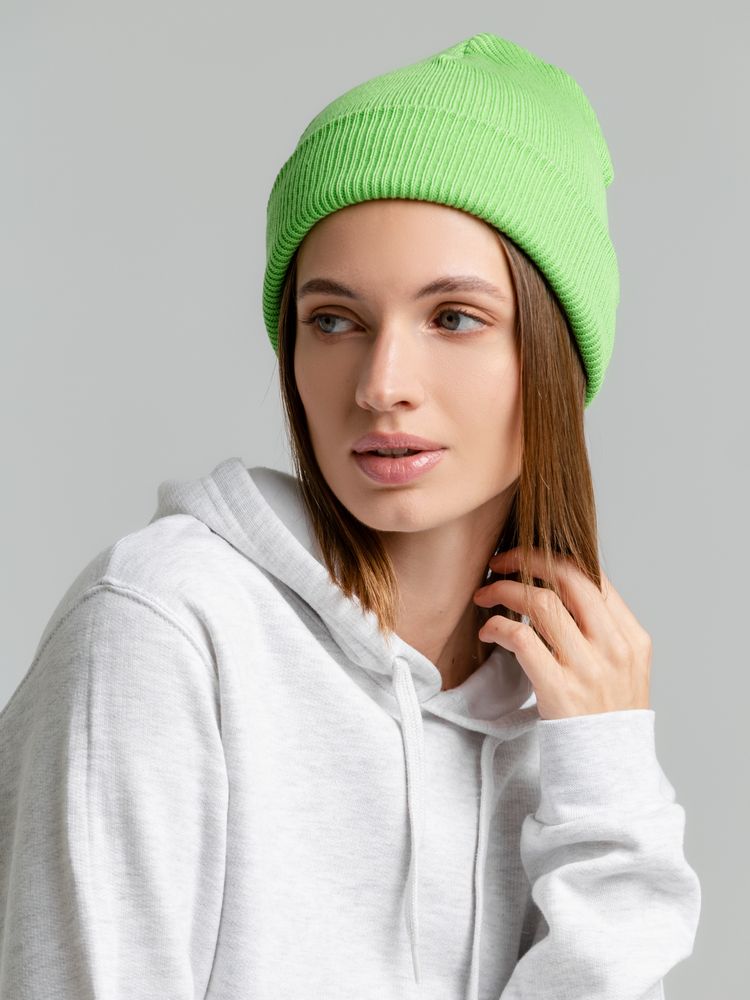 Шапка Life Explorer, зеленая (салатовая) - фото 8
