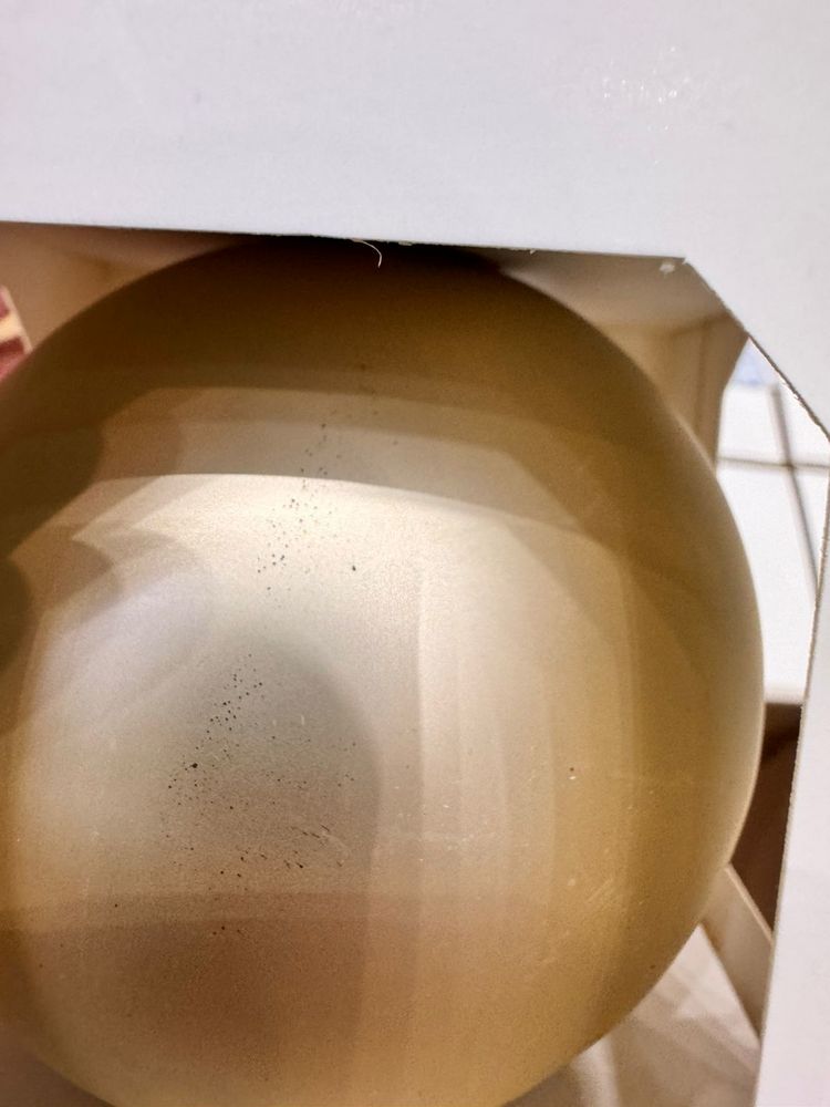 Оформительский шар Finery, 8 см, матовый золотистый - фото 3